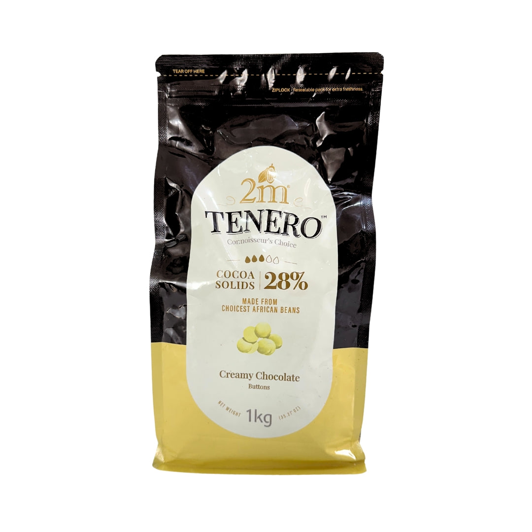 2M Tenero White Chocolate 28% - 1 kg pack