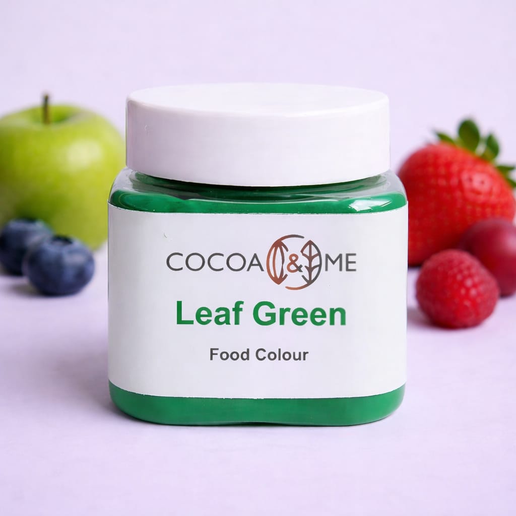 Cocoa&Me Chocolate & Cream Soluble Colour LEAF GREEN - 25 Gms Jar