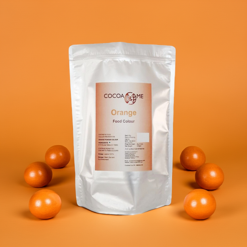 Orange Chocolate And Cream Colour