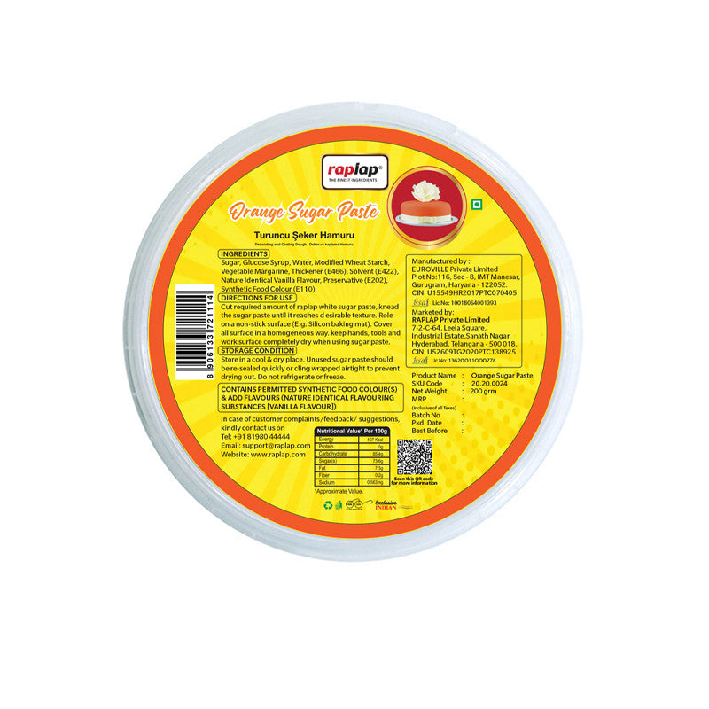 Raplap Orange Paste 200gm