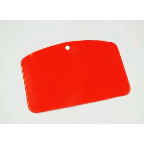 Red Colour Plastic Dough Scraper