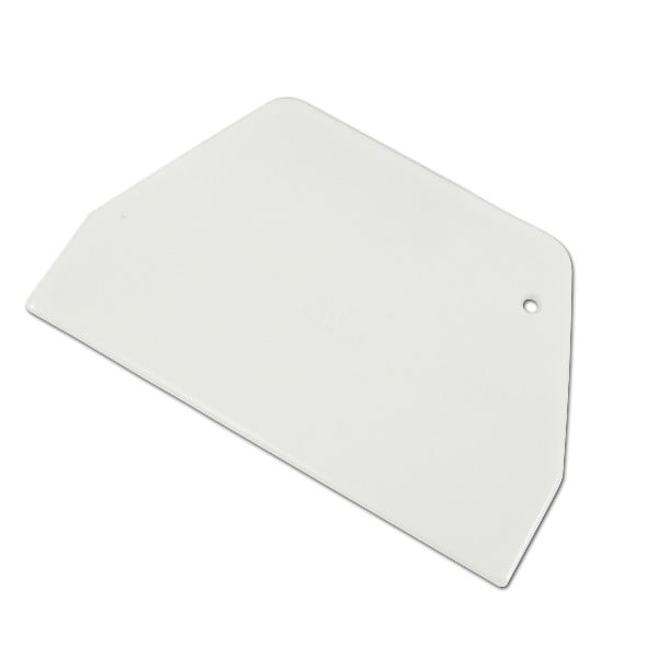 Plastic Scraper Rectangle Cream Colour