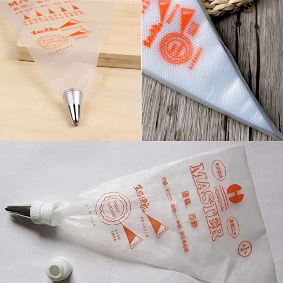 Disposable Icing Piping Bag-Pack of 100 ( Medium )