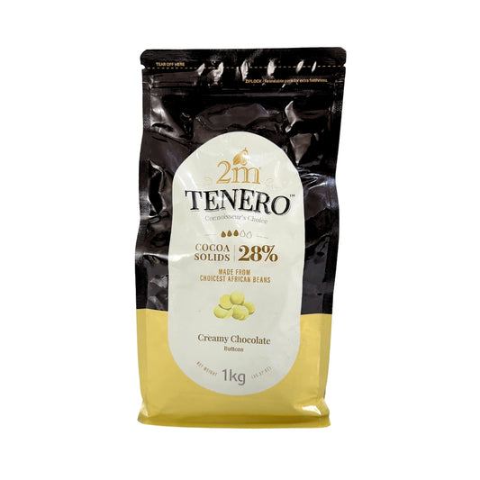 2M Tenero  White Chocolate 28% - 1 kg pack