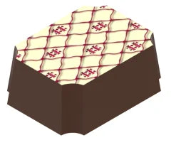 Magnetic Chocolate Mould Rectangle No.707 / 13 g / 15 pcs