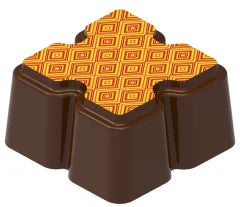 Magnetic Chocolate Mould Square No.912 / 12 g / 21 pcs