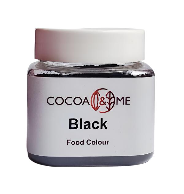 Cocoa&Me Food Colour BLACK 25gm Jar for Chocolate / Cream / Butter Cream