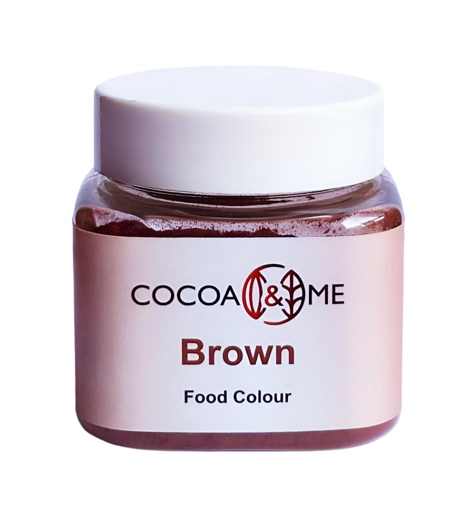 Cocoa&Me Food Colour BROWN 25gm Jar for Chocolate / Cream / Butter Cream