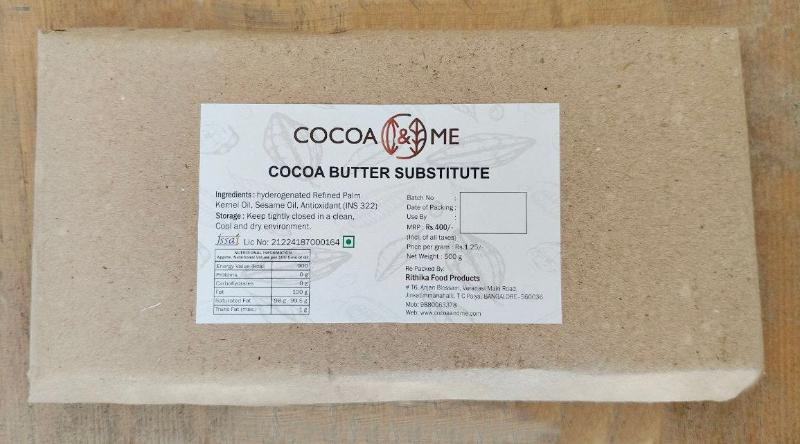 Cocoa&Me Cocoa Butter Substitute - 500g Slab