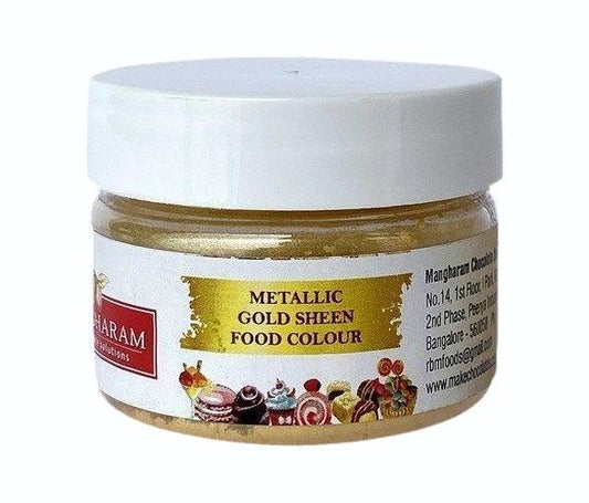 Mangharam Metallic Colour 5g - Gold Sheen