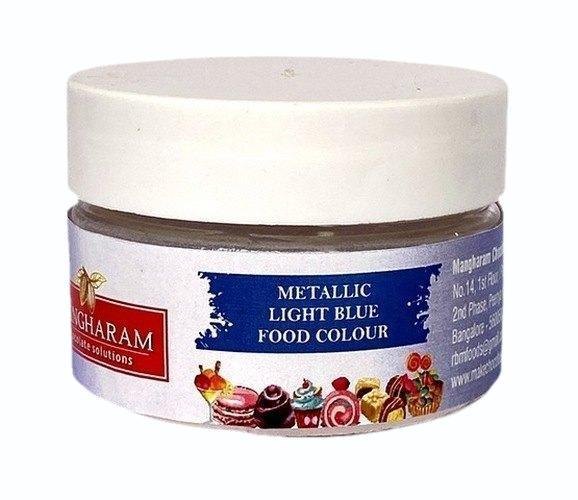 Mangharam Metallic Colour 5g - Light Blue