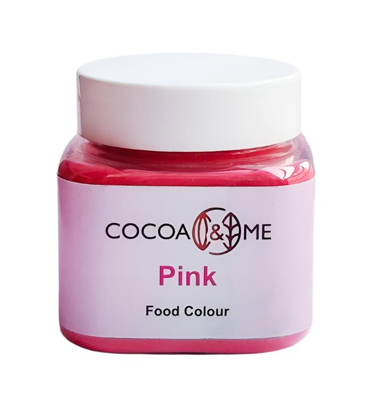 Cocoa&Me Food Colour PINK 25gm Jar for Chocolate / Cream / Butter Cream