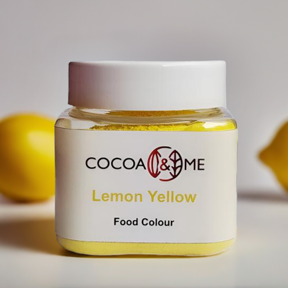 Cocoa&Me Food Colour LEMON YELLOW 25gm Jar for Chocolate / Cream / Butter Cream