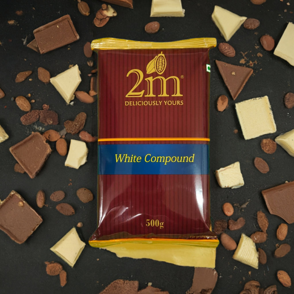 2M Premium White Compound Slab 500 grams Pack of 20 – Cocoa&Me