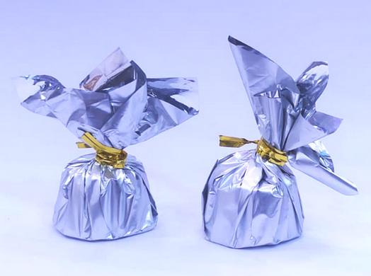 Chocolate Wrapper Silver Colour 300pcs (Pack of 3)