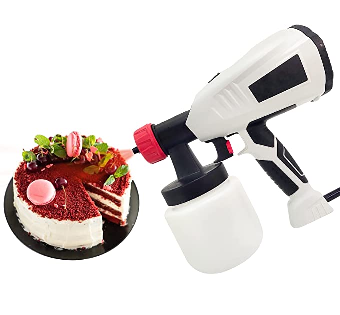 Dessert Sandblasting Machine Airbrush Gun Kit Cake Decorating Spray Gun  Powerful