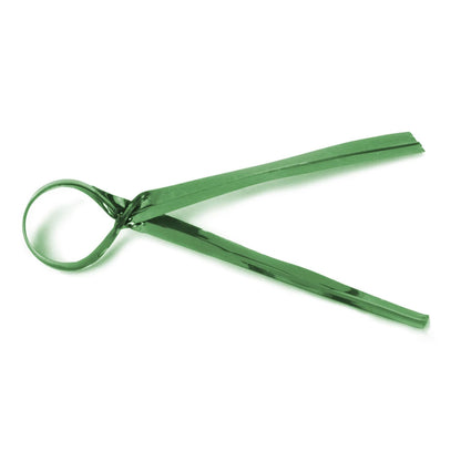 Twisters Ribbon Twist Ties for Chocolate Packing Green Colour